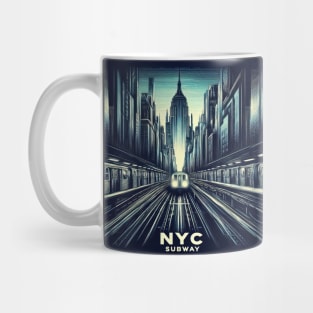 New York Subway NYC Subway Train Mug